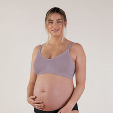 Load image into Gallery viewer, Bravado Designs Body Silk Seamless Nursing Bra - Sustainable - Grey Orchid L
